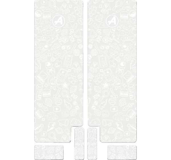 ALGIS Rahmenschutz - FORK DECAL WT ICON MAT