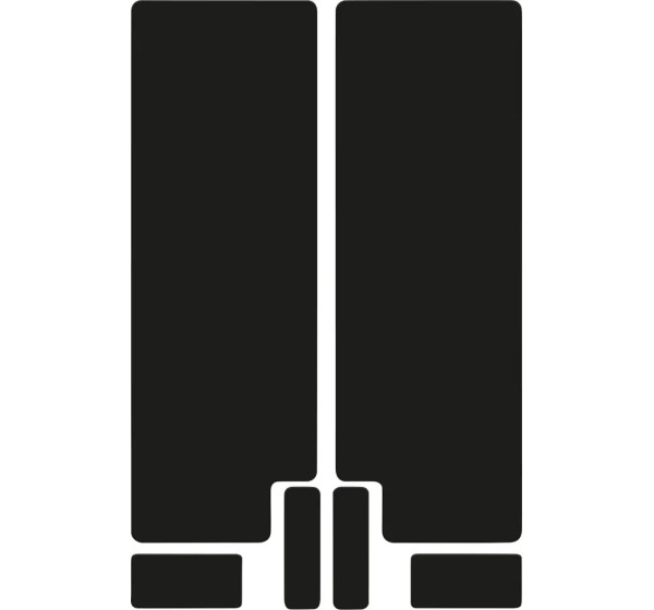 ALGIS Rahmenschutz - FORK DECAL BK GLOSS