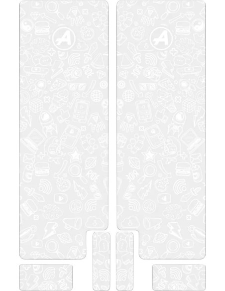 ALGIS Rahmenschutz - FORK DECAL WT ICON GLOSS