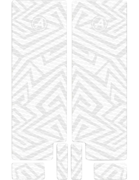 ALGIS Rahmenschutz - FORK DECAL TEXTURED WT LINES