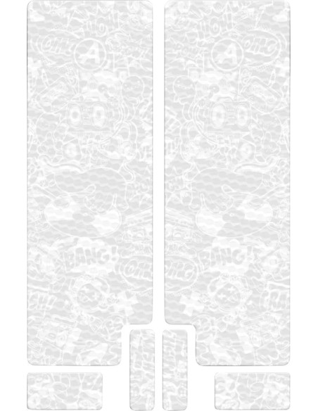 ALGIS Rahmenschutz - FORK DECAL TEXTURED WT COMIC