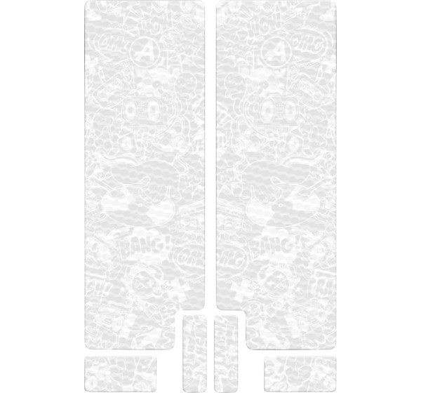ALGIS Rahmenschutz - FORK DECAL TEXTURED WT COMIC