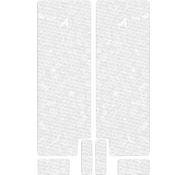 ALGIS Rahmenschutz - FORK DECAL TEXTURED WT ICON