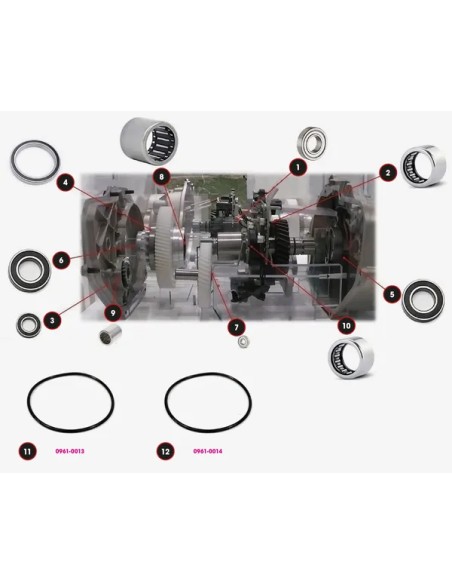 BLACK BEARING Lager für BOSCH PERFORMANCE LINE CX GEN 2 2016