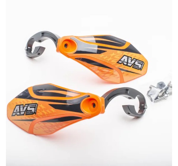 AVS RACING Handprotektoren - HNDGD ALU MOUNT OR BK