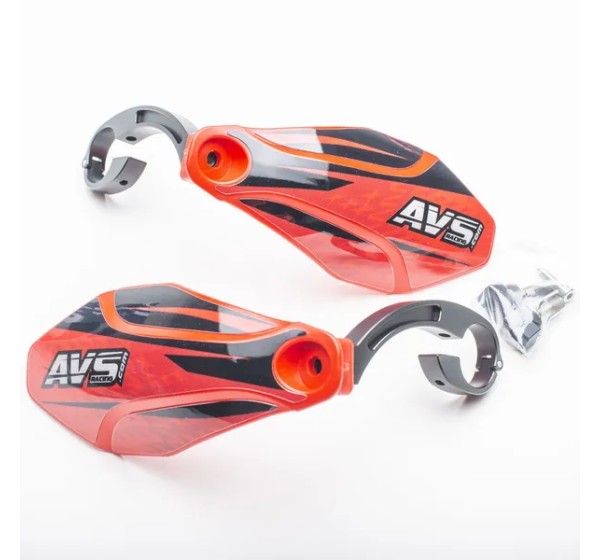 AVS RACING Handprotektoren - HNDGD ALU MOUNT RD BK