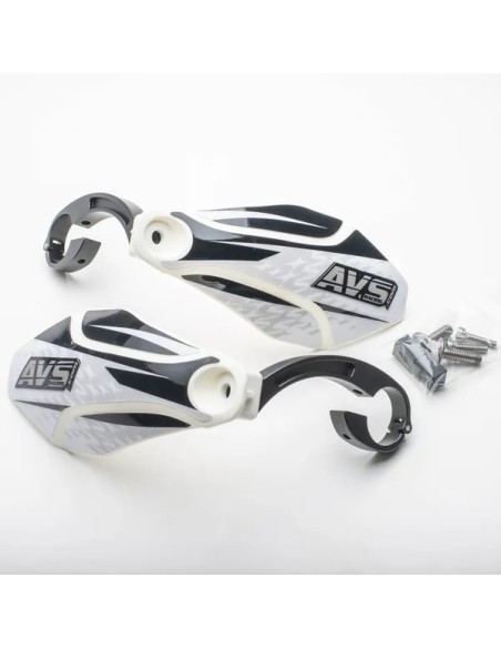 AVS RACING Handprotektoren - HNDGD ALU MOUNT WT BK