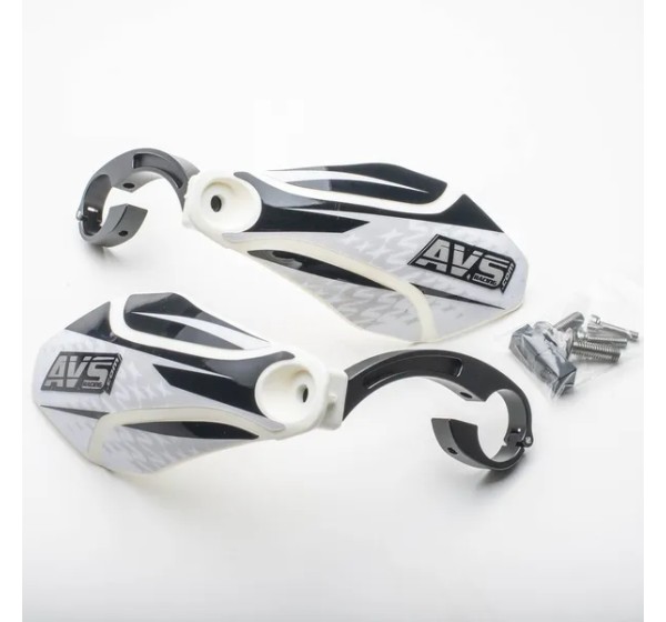 AVS RACING Handprotektoren - HNDGD ALU MOUNT WT BK