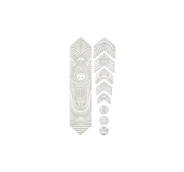 ALL MOUNTAIN STYLE Rahmenschutz - FRM GRD BSC WHT/WLF