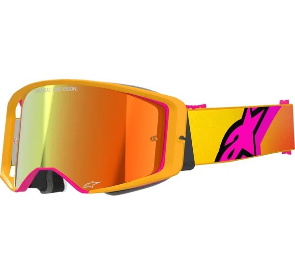 ALPINESTARS GOGGLES Motorradbrillen - GOGGLE SUPERTECH CORP YLW/PNK