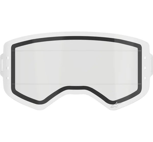 ALPINESTARS GOGGLES Zubehör - LENS GOGGLE DOUBLE PANE ROLL-O