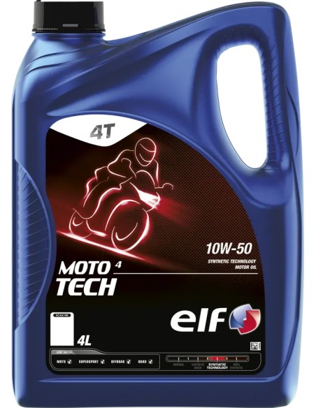 ELF Öl- und Schmierstoffe - OLD MOTO 4 TECH 10W50 SYN 4L