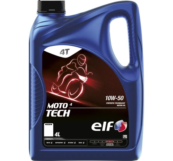ELF Öl- und Schmierstoffe - OLD MOTO 4 TECH 10W50 SYN 4L
