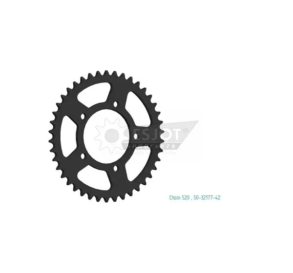 ESJOT Ritzel & Kettenräder - SPROCKET REAR 42T 520