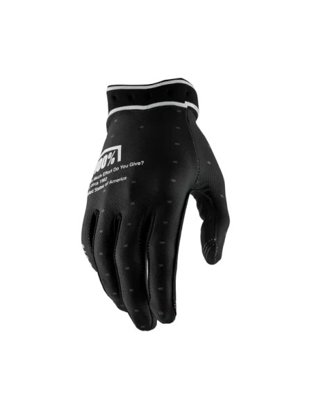 100% Handschuhe - GLOVES RIDEFIT BLACK - 2XL