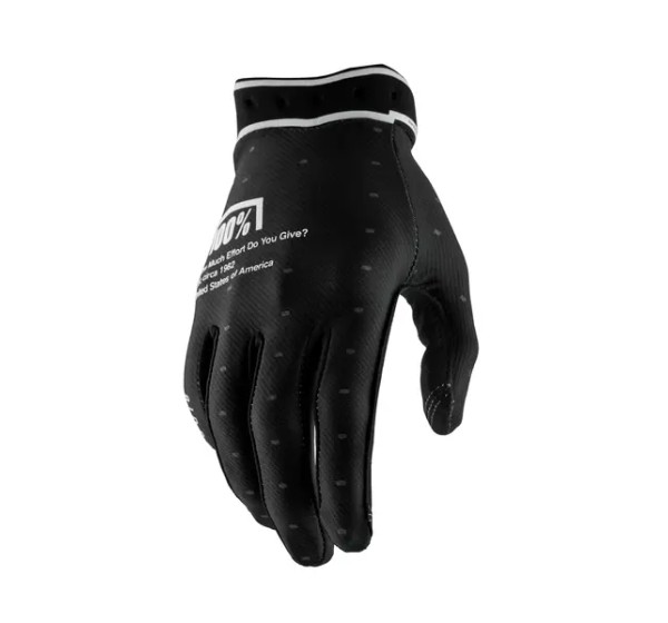 100% Handschuhe - GLOVES RIDEFIT BLACK - 2XL