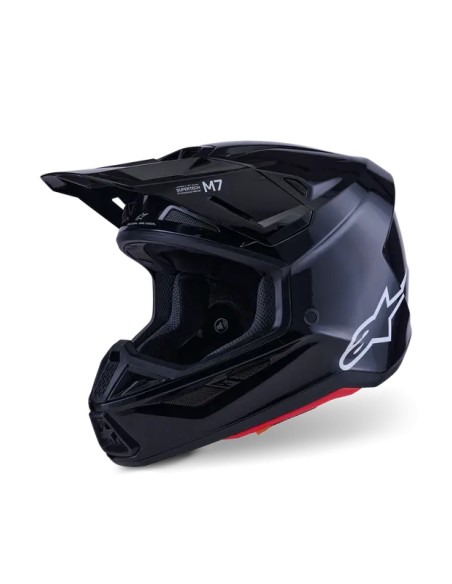 ALPINESTARS(MX) Offroad - HELMET SM7 BLACK-GLOSS 2X