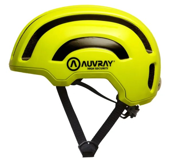 AUVRAY Open Face Helm - SAFE HELMET FLUO YW L