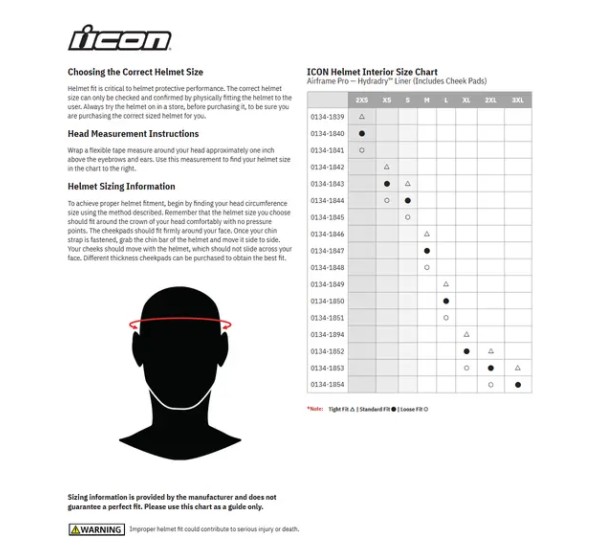 ICON Ersatzteile - Detailansicht