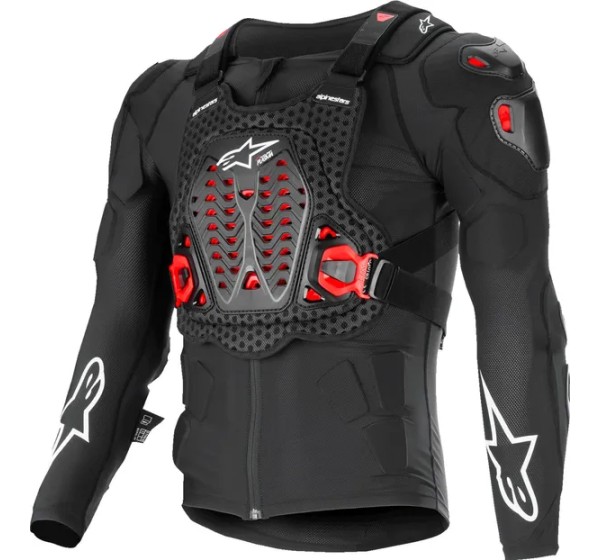 ALPINESTARS(MX) Brust- und Rückenprotektoren - JACKET BIO-XTR PLASMA BLK/RD/W