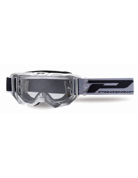 PRO GRIP Motorradbrillen - GOGGLE PRO GRIP VISION GO SILV