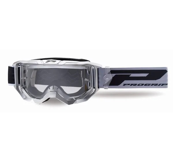 PRO GRIP Motorradbrillen - GOGGLE PRO GRIP VISION GO SILV