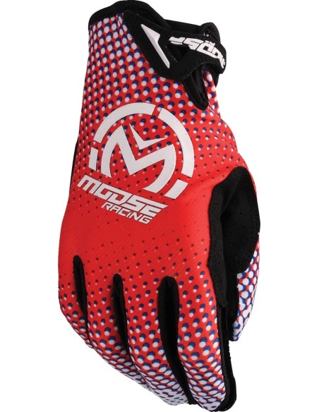 MOOSE OFFROAD SOFT-GOODS Offroad - GLOVE SX1 RED/WHITE/BLUE XL