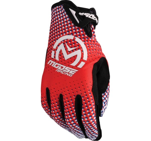 MOOSE OFFROAD SOFT-GOODS Offroad - GLOVE SX1 RED/WHITE/BLUE XL