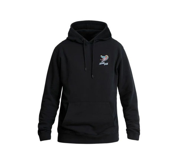 JOHN DOE Hoodies, Sweatshirts & Jacken - HOODIE SNAKE II BLACK 3XL