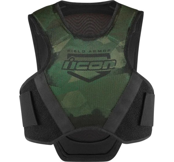 ICON Brust- und Rückenprotektoren - VEST FIELD ARMOR SOFTCORE GREE