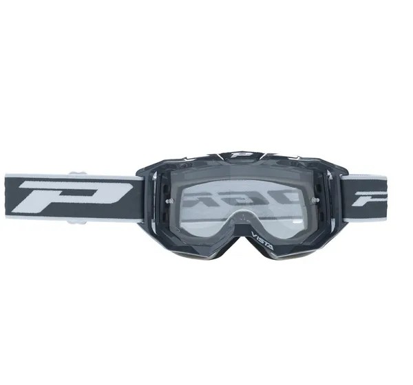 PRO GRIP Motorradbrillen - GOGGLE PRO GRIP VISTA GREY/CLE