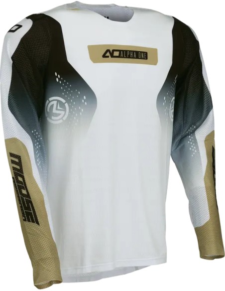 MOOSE OFFROAD SOFT-GOODS Jerseys - JERSEY ALPHA ONE TAN/BLACK 3XL
