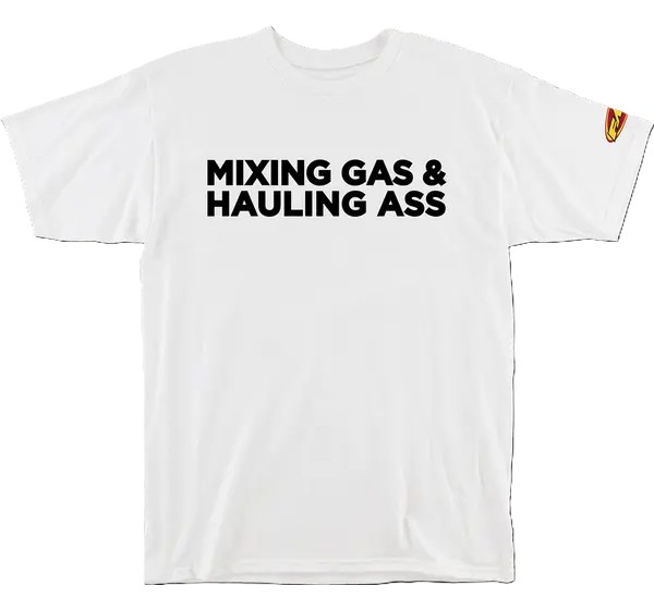 FMF T-Shirts, Poloshirts & Tanktops - TEE GASS WHITE L