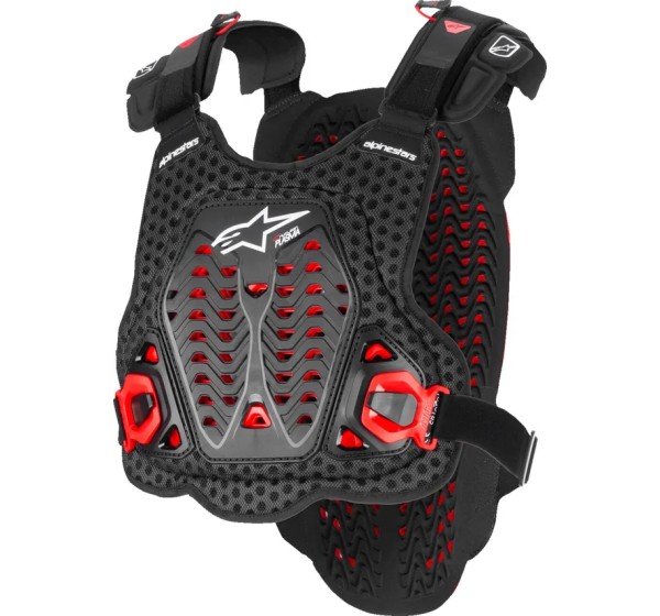 ALPINESTARS(MX) Brust- und Rückenprotektoren - A-5 PLASMA CHEST PRO BLK/RD/WH