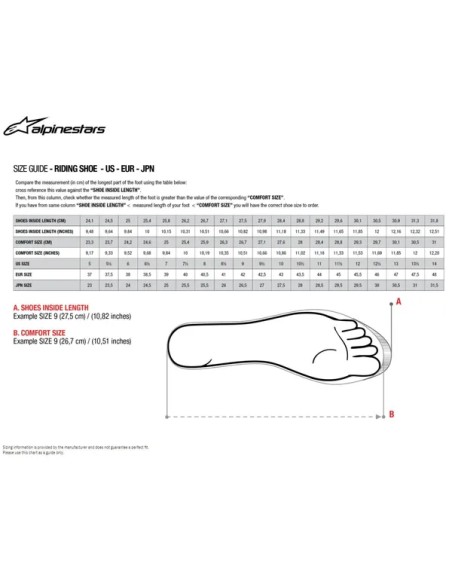 ALPINESTARS (ROAD) Straße - Detailansicht