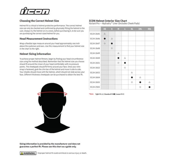 ICON Ersatzteile - Detailansicht