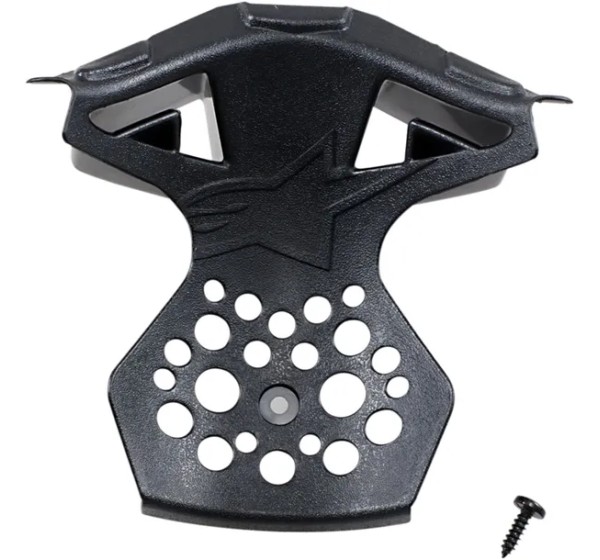 ALPINESTARS(MX) Ersatzteile - CHIN VENT FRM GLS BK M/2X