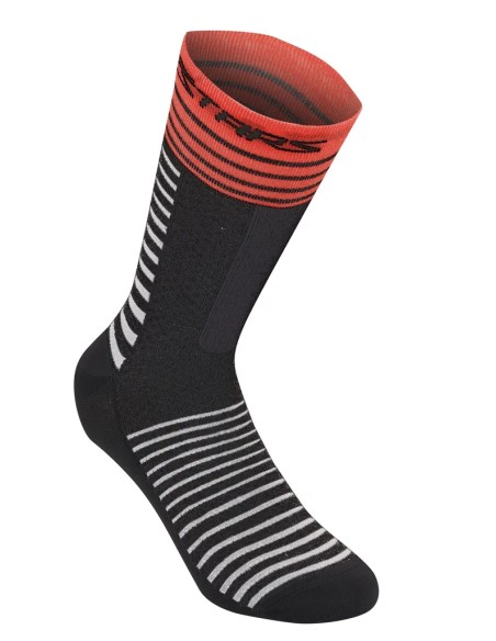ALPINESTARS BICYCLE Socken - SOCKS DROP 19 BLK/RD L