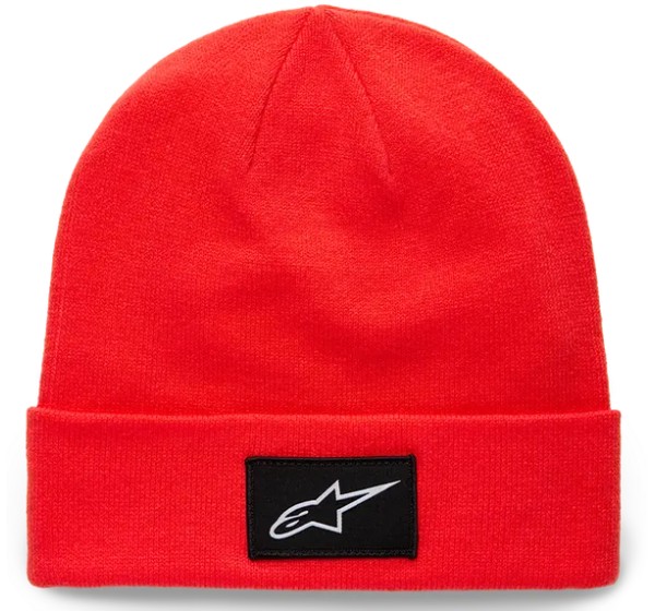 ALPINESTARS (CASUALS) Kopf- & Halsbedeckungen - BEANIE CUFF AUGMENT BRIGHT RED