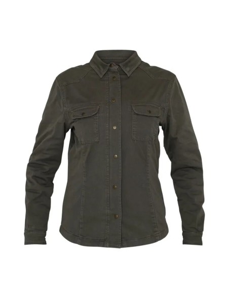 JOHN DOE Jacken - MOTOSHIRT 4W OLIVE 3XL