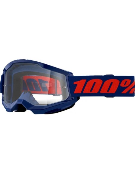 100% Motorradbrillen - GOGGLE STRATA 2 NAVY CLR