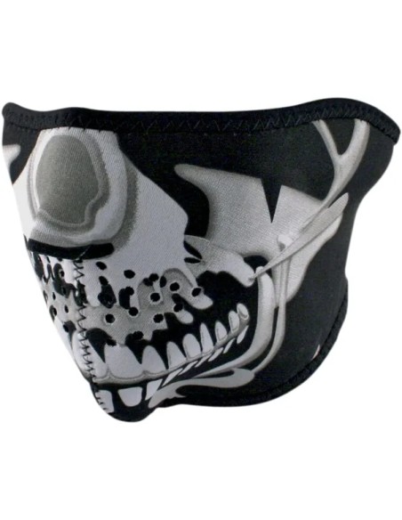ZAN HEADGEAR Kopf- & Halsbedeckungen - HALF MASK CHROME SKULL