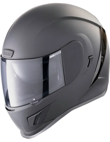 ICON Integralhelm - HELMET AIRFORM DARK RUB BLACK