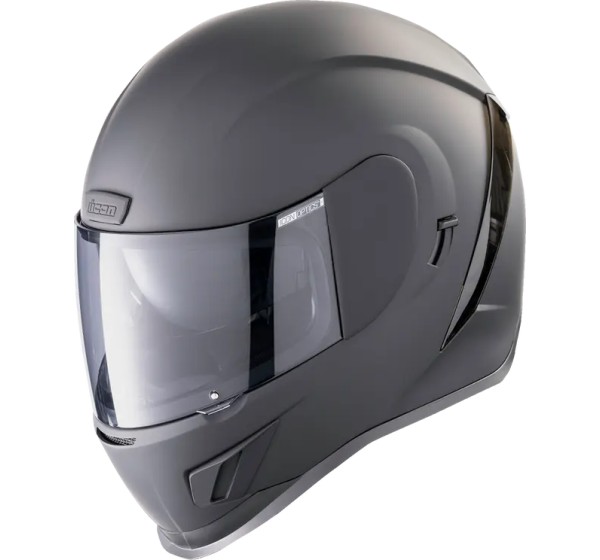 ICON Integralhelm - HELMET AIRFORM DARK RUB BLACK