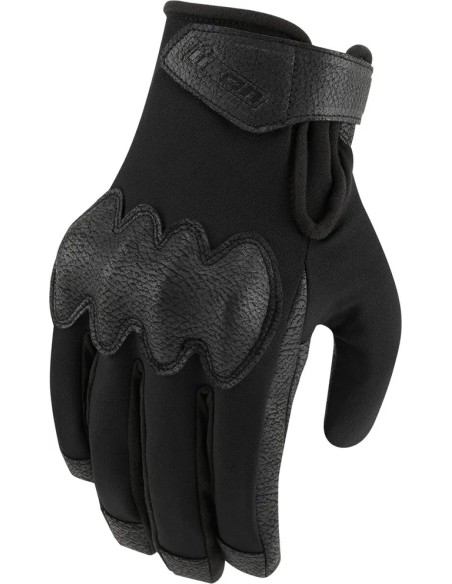 ICON Straße - GLOVE PDX3 CE BLACK 3X