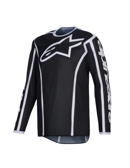 ALPINESTARS(MX) Jerseys - JERSEY FLUID APEX BLACK/GRAY X