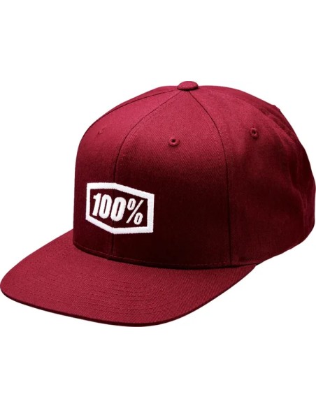 100% Kopf- & Halsbedeckungen - HAT ICON SNPBCK BRGNDY OS
