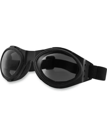 BOBSTER Motorradbrillen - GOGGLE BUGEYE BLACK W/ SMOKE L