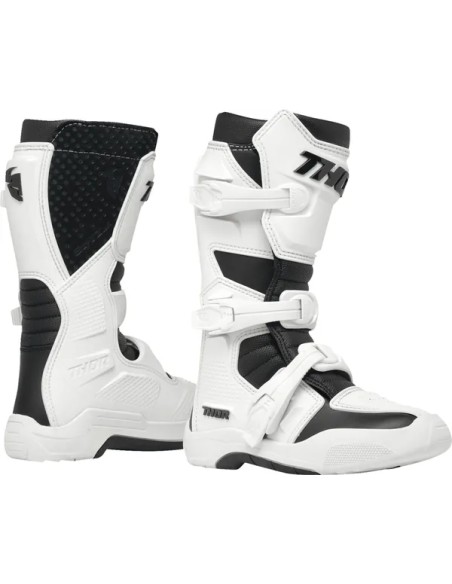 THOR Offroad - BOOT YTH BLITZ XR WH/BK 7