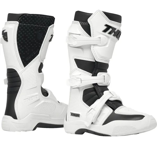 THOR Offroad - BOOT YTH BLITZ XR WH/BK 7